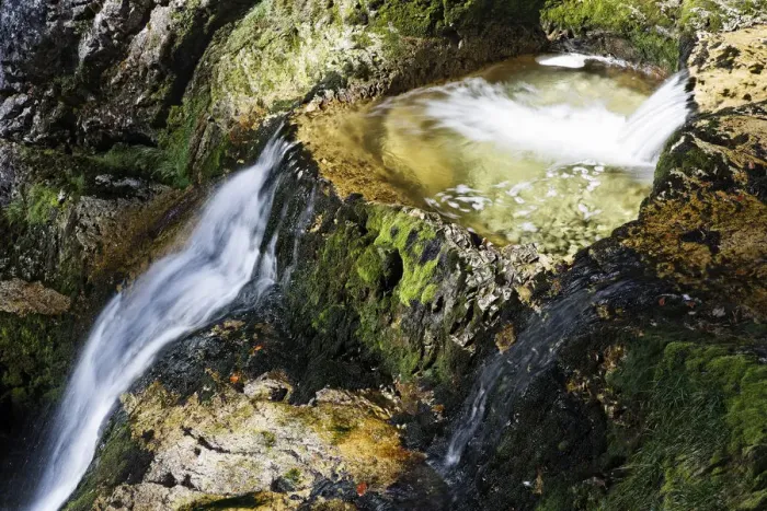 Framed Print : Waterfall in the Wasserlochklamm gorge near Palfau, Liezen, Upper Styria, Styria, Austria, Europe Framed Print : Waterfall in the Wasserlochklamm gorge near Palfau, Liezen, Upper Styria, Styria, Austria, Europe