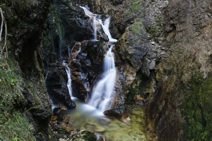Framed Print : Waterfall in the Wasserlochklamm gorge near Palfau, Liezen, Upper Styria, Styria, Austria, Europe Framed Print : Waterfall in the Wasserlochklamm gorge near Palfau, Liezen, Upper Styria, Styria, Austria, Europe