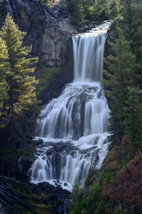 Framed Print : Waterfall, Yellowstone National Park Framed Print : Waterfall, Yellowstone National Park