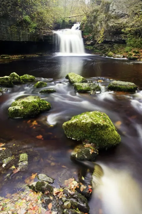 Framed Print : Waterfall in Yorkshire Dales Framed Print : Waterfall in Yorkshire Dales