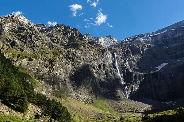 The Waterfalls, Cirque Of Gavarnie, Hautes Pyrenees, France