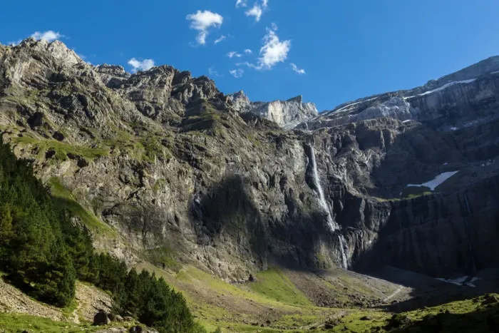 Framed Print : The Waterfalls, Cirque Of Gavarnie, Hautes Pyrenees, France Framed Print : The Waterfalls, Cirque Of Gavarnie, Hautes Pyrenees, France