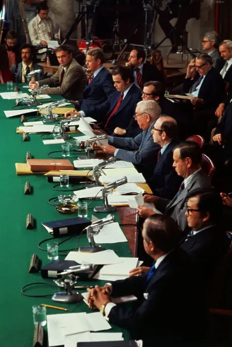 Framed Print : Watergate Committee