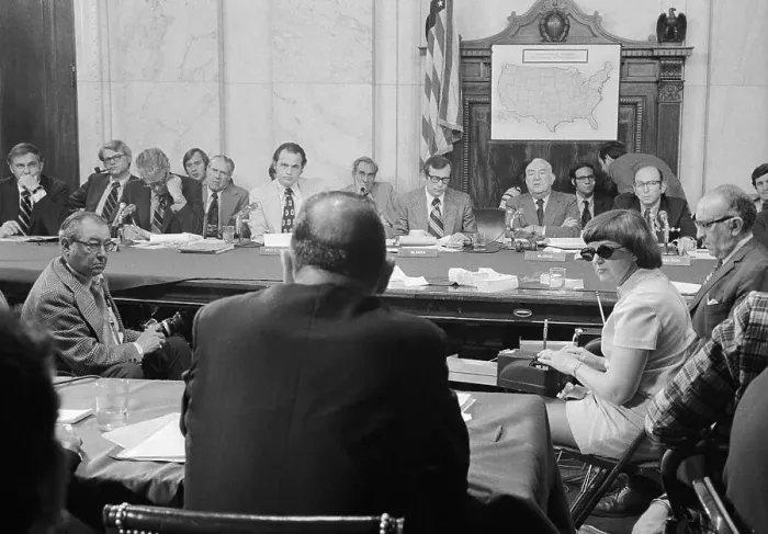 Framed Print : Watergate Investigating Committee Framed Print : Watergate Investigating Committee