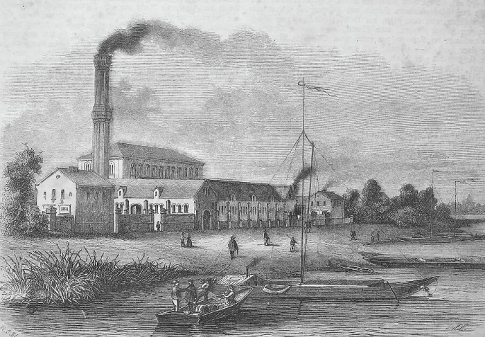 Framed Print : The waterworks in Berlin, Germany, water purification, photo or illustration, published in 1892, digitally restored reproduction of an original 19th century artwork, exact original date unknown Framed Print : The waterworks in Berlin, Germany, water purification, photo or illustration, published in 1892, digitally restored reproduction of an original 19th century artwork, exact original date unknown