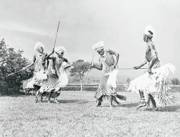 Framed Print : Watutsi Tribe Members Performing a Dance