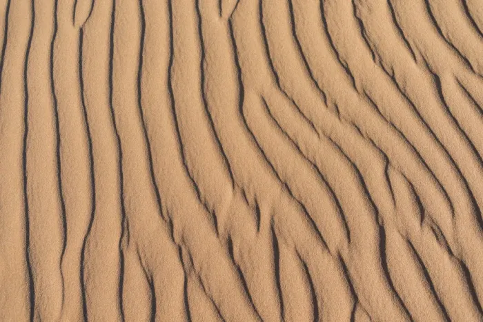Framed Print : Wave pattern in the sand, Sossusvlei, Namib-Naukluft National Park, Namibia
