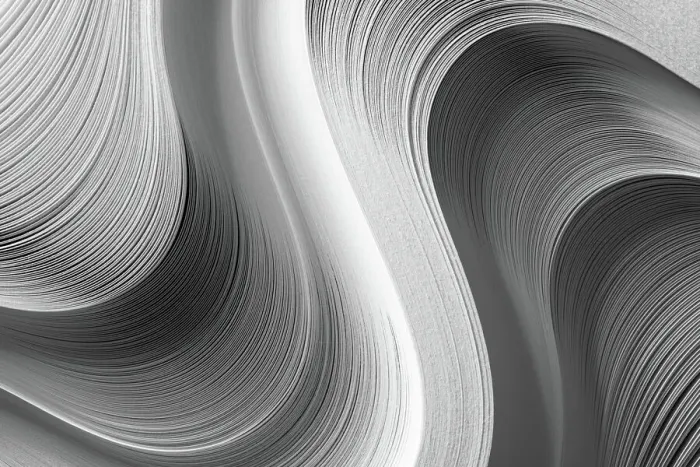 Framed Print : Wave Shaped Paper Pile Framed Print : Wave Shaped Paper Pile