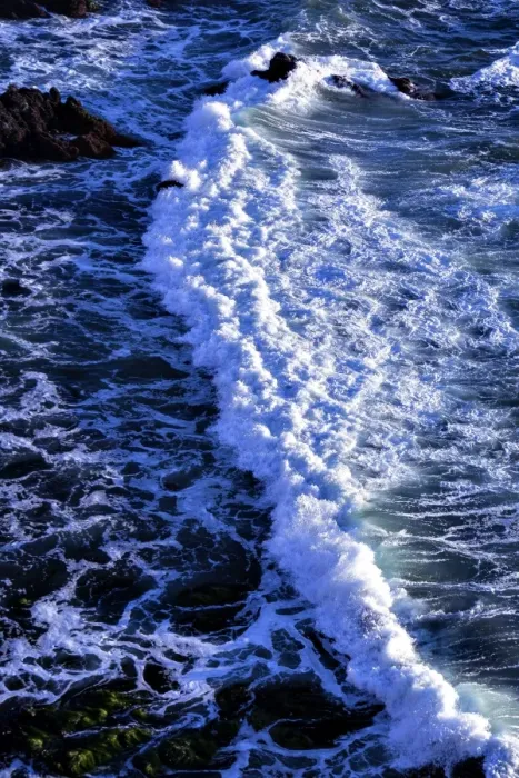 Framed Print : Waves, Pacific Ocean Framed Print : Waves, Pacific Ocean