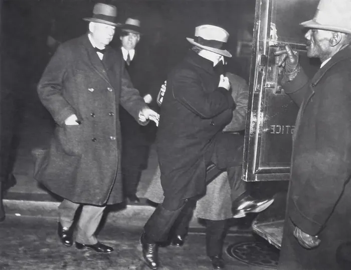 Framed Print : Waxey Gordon Entering Patrol Wagon Framed Print : Waxey Gordon Entering Patrol Wagon