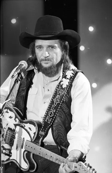 Framed Print : Waylon Jennings Performing Framed Print : Waylon Jennings Performing