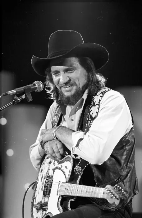Framed Print : Waylon Jennings Performing Framed Print : Waylon Jennings Performing