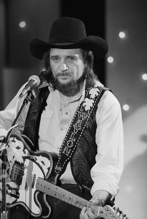 Framed Print : Waylon Jennings Performing Framed Print : Waylon Jennings Performing
