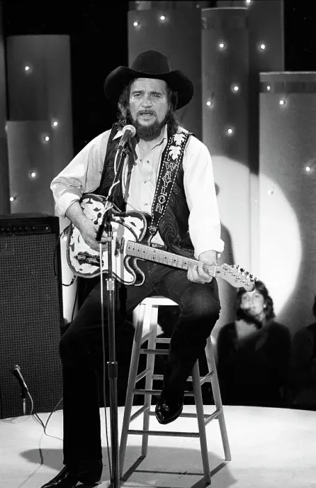 Framed Print : Waylon Jennings Performing Framed Print : Waylon Jennings Performing