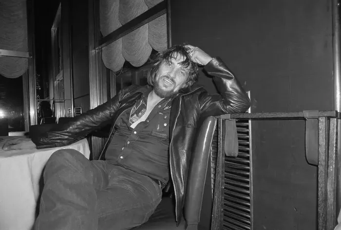 Framed Print : Waylon Jennings Relaxing in Chair Framed Print : Waylon Jennings Relaxing in Chair