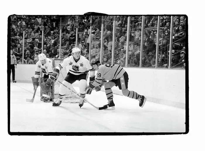 Framed Print : Wayne Gretzky in All-Star Hockey Game Framed Print : Wayne Gretzky in All-Star Hockey Game