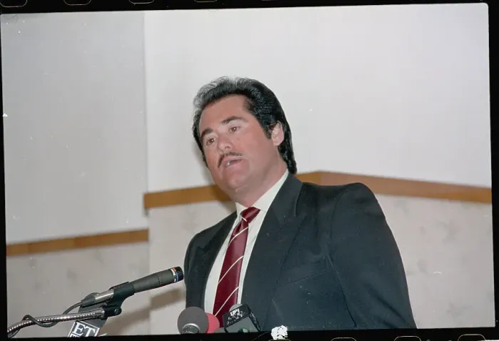 Framed Print : Wayne Newton at Press Conference Framed Print : Wayne Newton at Press Conference