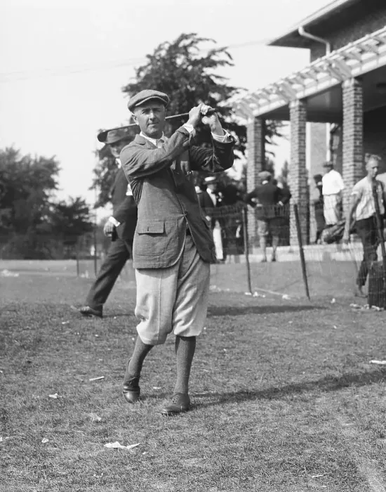 Framed Print : W.C. Fownes, Jr. Golfing Framed Print : W.C. Fownes, Jr. Golfing