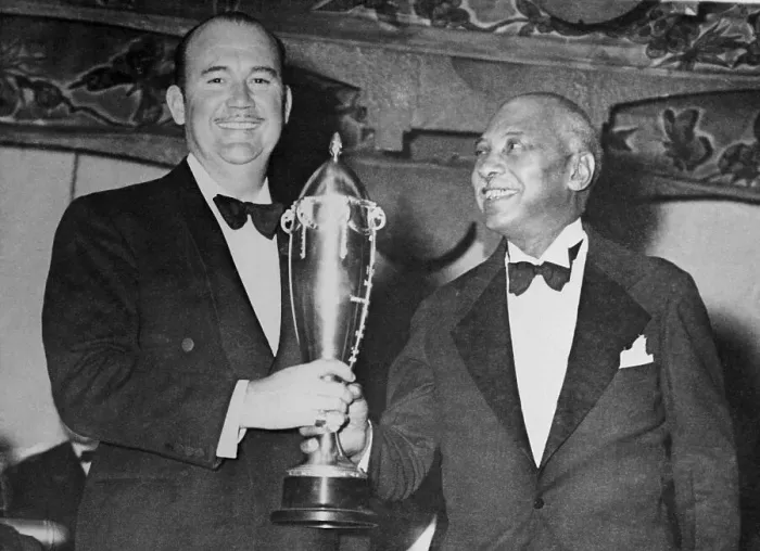Framed Print : WC Handy Presenting Cup to Paul Whiteman Framed Print : WC Handy Presenting Cup to Paul Whiteman