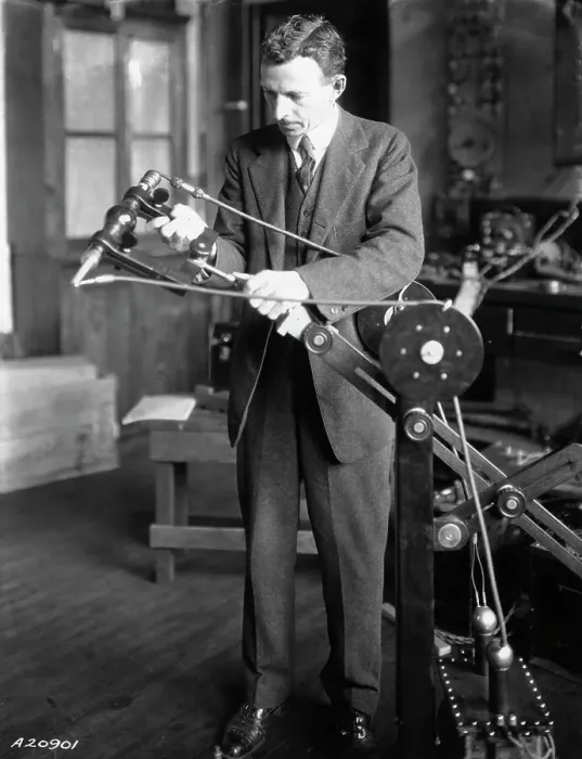 Framed Print : W.D. Coolidge with Early X-Ray Tube Framed Print : W.D. Coolidge with Early X-Ray Tube