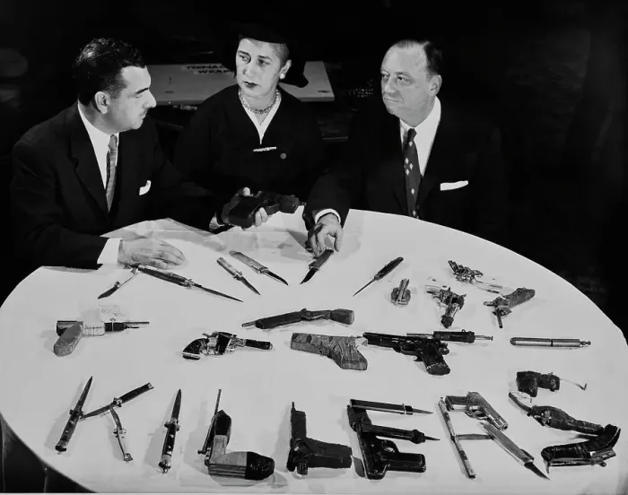 Framed Print : Weapons Spell The Word Killers