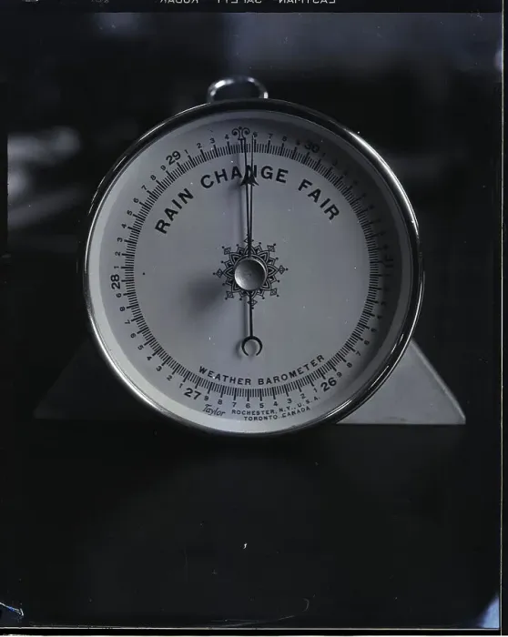 Framed Print : Weather Barometer