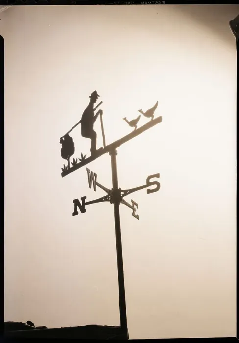Framed Print : Weather Vane with Old Man and Cane Framed Print : Weather Vane with Old Man and Cane