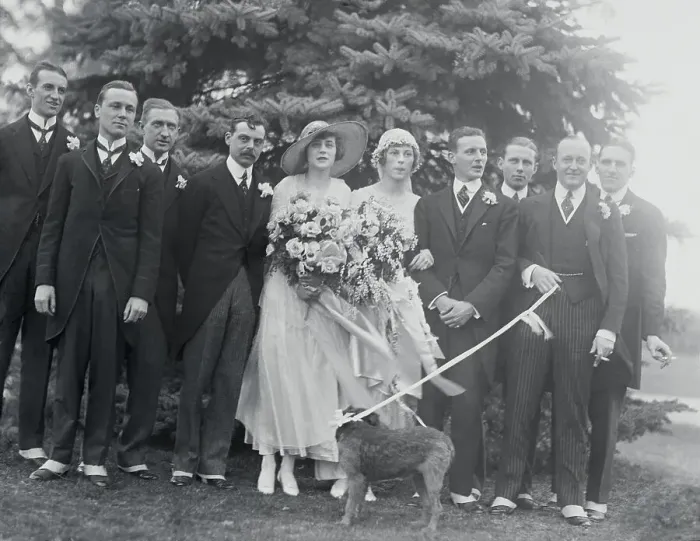 Framed Print : Wedding. (Original Caption). Long Island, New York: Mr Framed Print : Wedding. (Original Caption). Long Island, New York: Mr