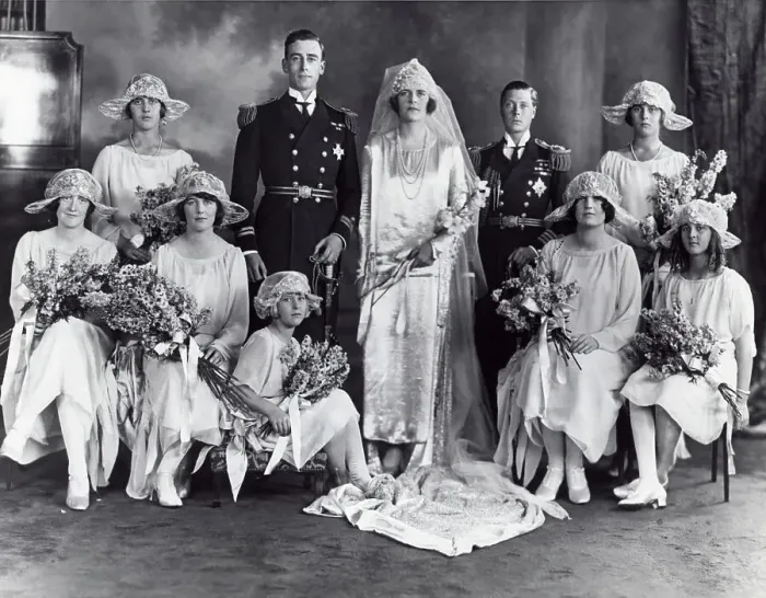 Framed Print : Wedding Party Of Earl Louis Mountbatten