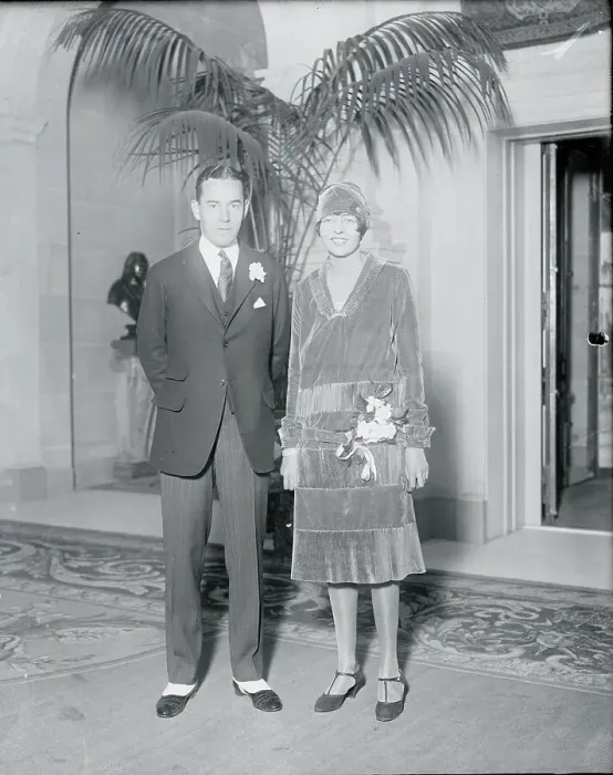 Framed Print : Wedding Portrait of Fifi Widener Leidy and Milton Holden Framed Print : Wedding Portrait of Fifi Widener Leidy and Milton Holden