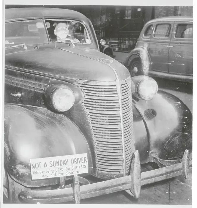 Framed Print : Weegee Driving His Car Framed Print : Weegee Driving His Car