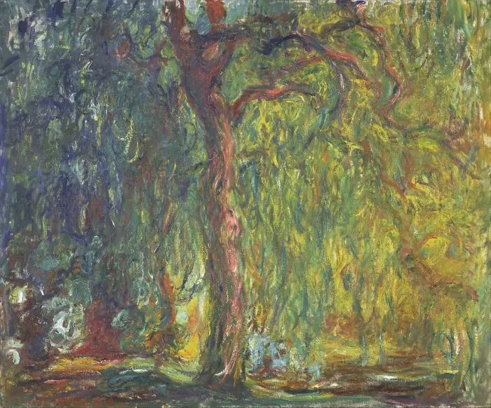 Framed Print : Weeping Willow. Artist: Monet, Claude (1840-1926) Framed Print : Weeping Willow. Artist: Monet, Claude (1840-1926)