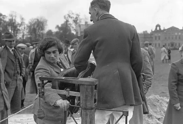 Framed Print : Weighing The Jockey Framed Print : Weighing The Jockey