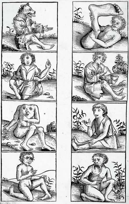 Framed Print : Weird Monster Beings of the New World Framed Print : Weird Monster Beings of the New World