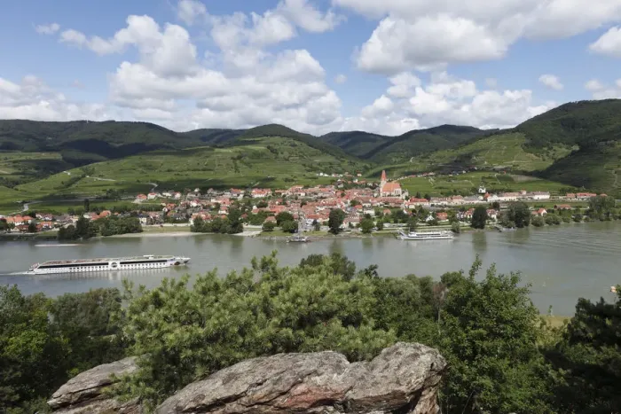 Framed Print : Weissenkirchen in the Wachau, Lower Austria, Austria, Europe Framed Print : Weissenkirchen in the Wachau, Lower Austria, Austria, Europe