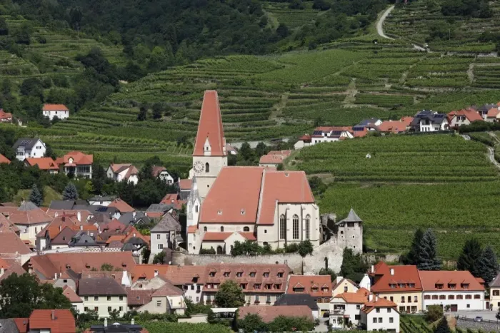Framed Print : Weissenkirchen in the Wachau, Lower Austria, Austria, Europe