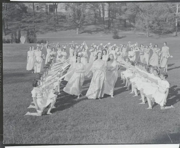 Framed Print : Wellesley College Students Rehearsing Annual Dance Framed Print : Wellesley College Students Rehearsing Annual Dance