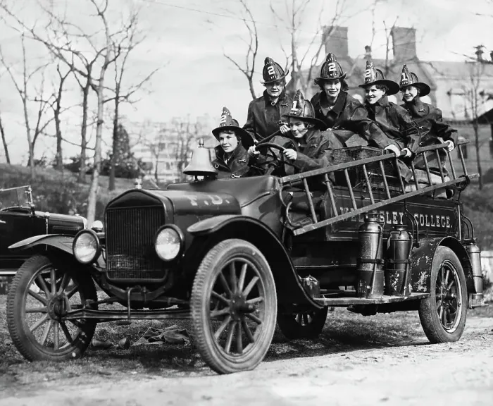 Framed Print : Wellesley College Volunteer Fire Fighters Framed Print : Wellesley College Volunteer Fire Fighters