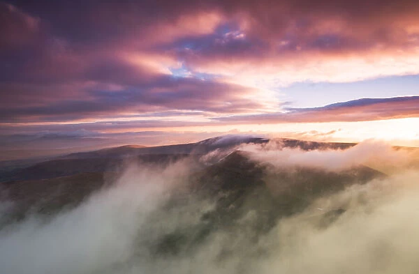 Welsh Misty Mountain Sunrise