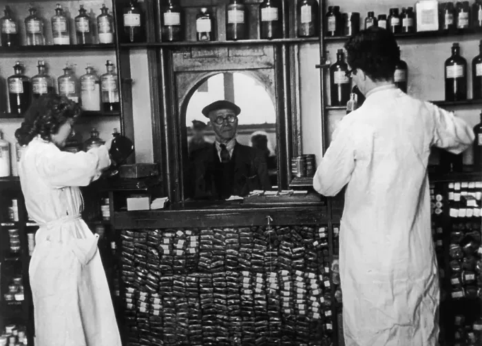 Framed Print : Welsh Pharmacy Framed Print : Welsh Pharmacy