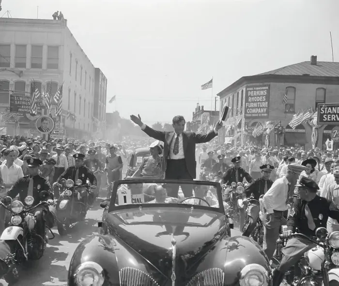 Framed Print : Wendell L. Willkie Waving from Limousine During Nominational Parade Framed Print : Wendell L. Willkie Waving from Limousine During Nominational Parade