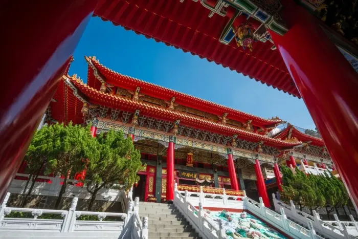 Framed Print : Wenwu temple at Sun Moon lake, Taiwan Framed Print : Wenwu temple at Sun Moon lake, Taiwan