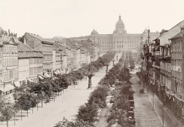Framed Print : Wenzel Platz With View Of New Museum