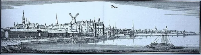 Framed Print : Wesel in the Middle Ages, North Rhine-Westphalia, Germany, Historical, digital reproduction of an original from the 19th century, original date unknown Framed Print : Wesel in the Middle Ages, North Rhine-Westphalia, Germany, Historical, digital reproduction of an original from the 19th century, original date unknown