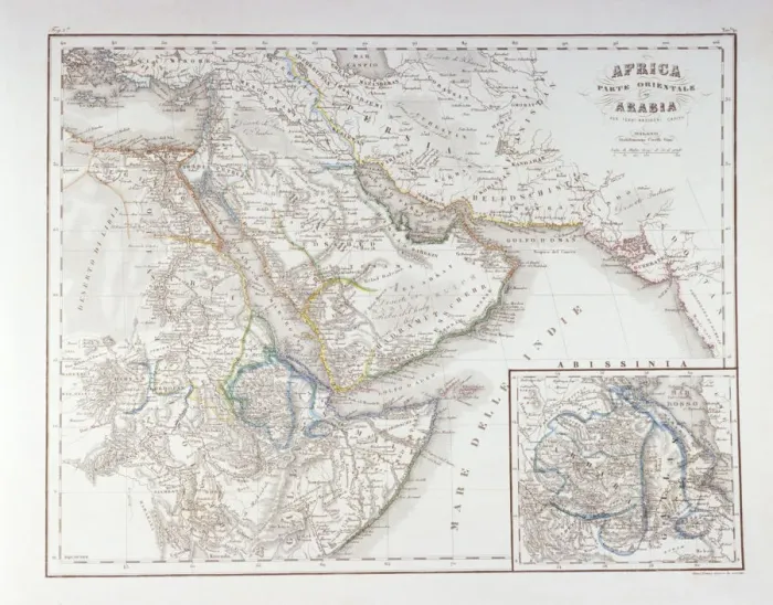 Framed Print : West Africa and Arabia Framed Print : West Africa and Arabia