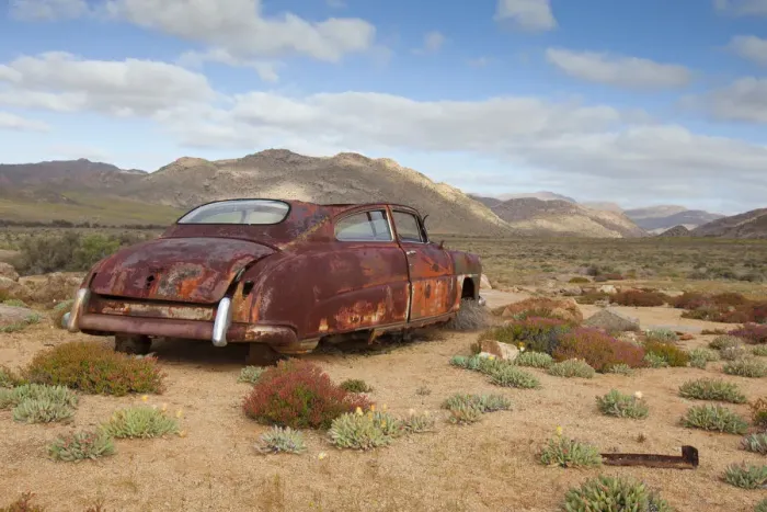 Framed Print : west coast, rusted, car, fynbos, kamiesberg, karoo, isolated, mountains, clouds, color image Framed Print : west coast, rusted, car, fynbos, kamiesberg, karoo, isolated, mountains, clouds, color image