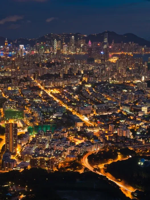 Framed Print : West Hongkong at night