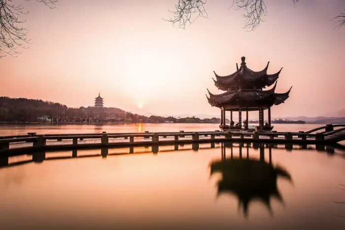 Framed Print : west lake. The west lake of Hangzhou Framed Print : west lake. The west lake of Hangzhou