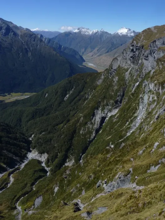 Framed Print : West Maukituki Valley from Cascade Saddle Framed Print : West Maukituki Valley from Cascade Saddle