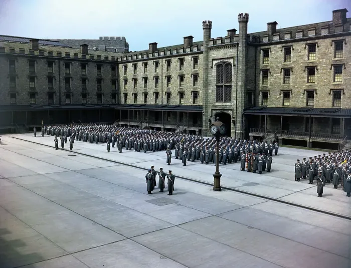 Framed Print : West Point Cadets in Formation Framed Print : West Point Cadets in Formation